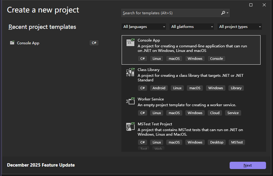 CreateNewProject