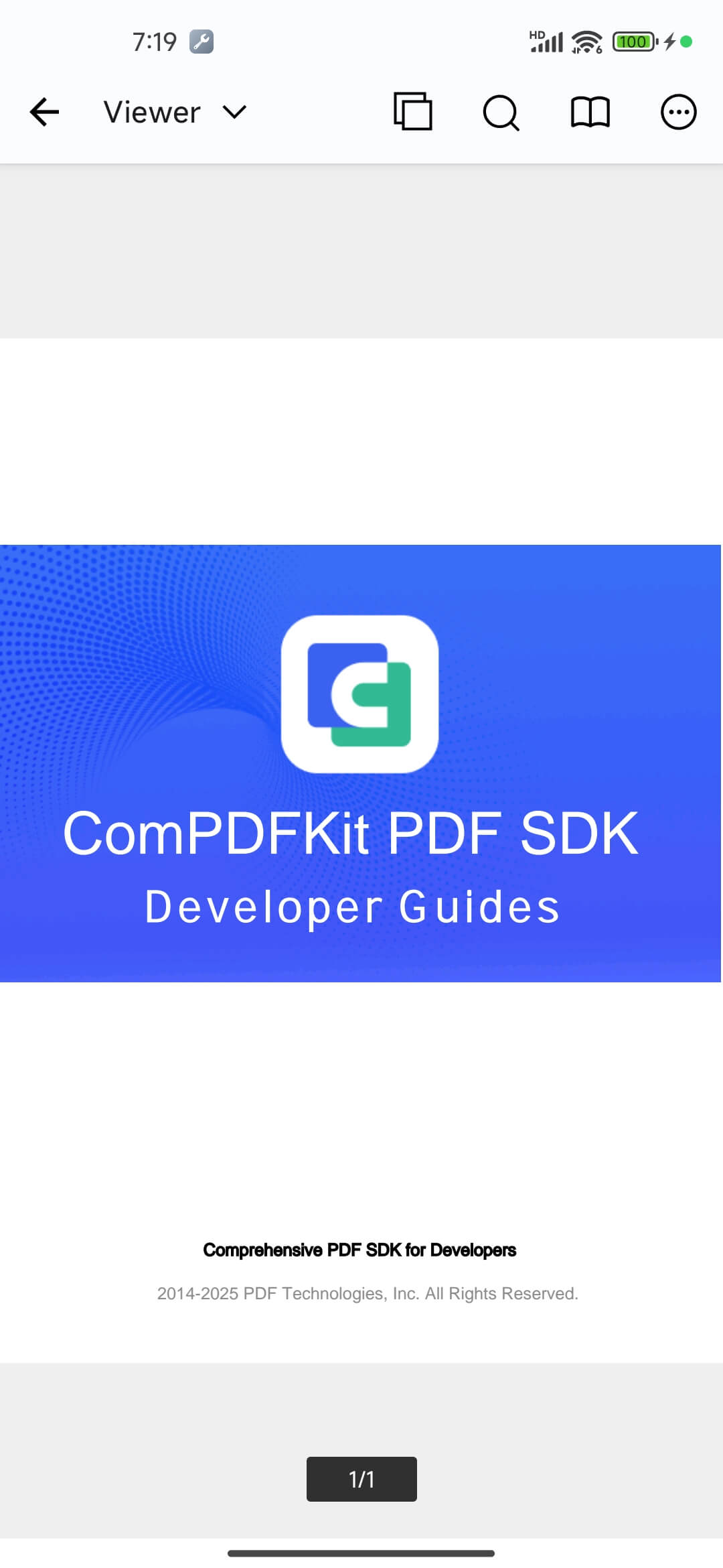 ComPDFKit_Tools running result
