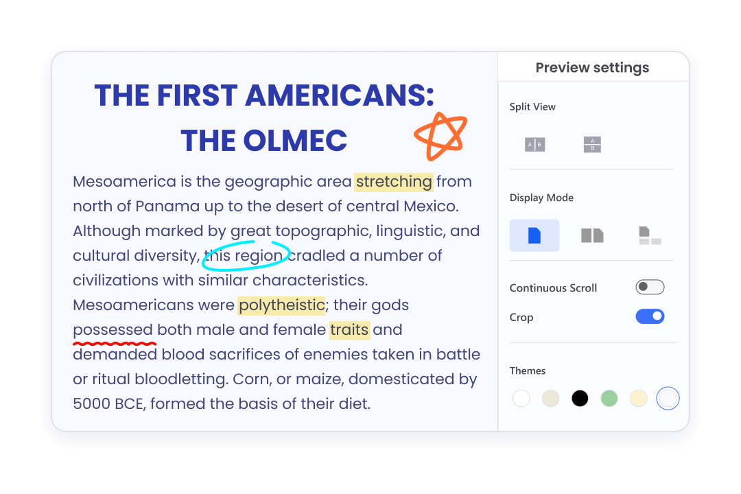 View and Markup Key Points